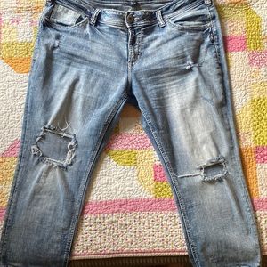 Silver Jeans, size 34/22, Sam capris